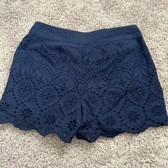 Loft Blue Lace 4" Shorts - Picture 3 of 4